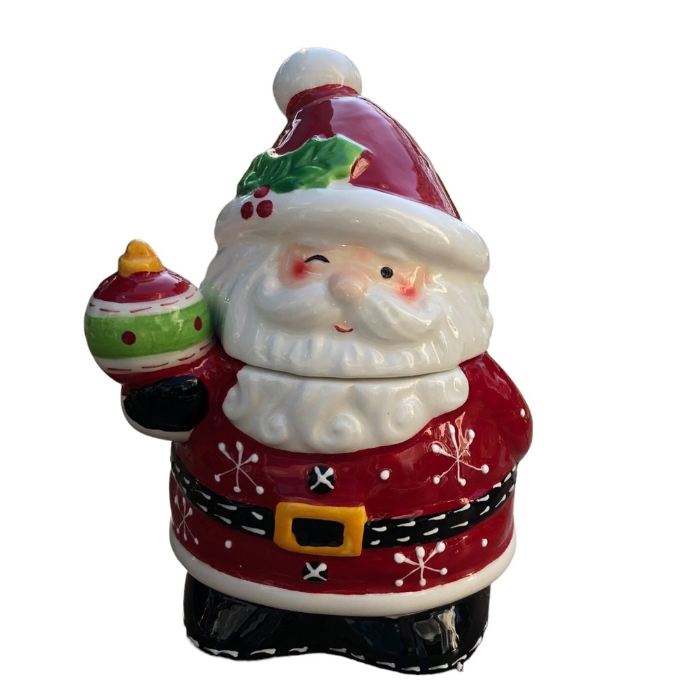 Santa Claus mini canister New from Peppermint Place